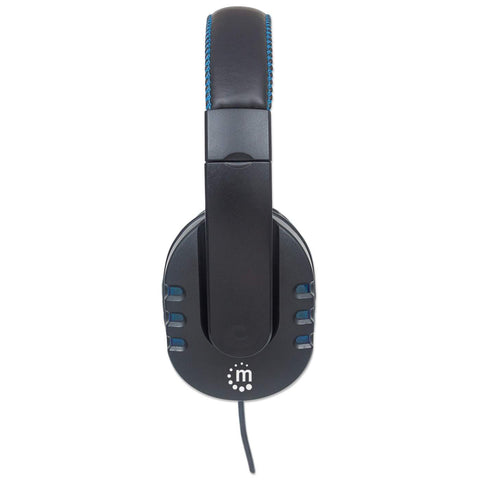 Audífono Manhattan Usb2.0 Gaming Con Micrófono Cable 1.8m Luz Led 176088