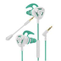 Audifono Para Juego Con Microfono Desmontable Gamer Easy Line By Perfect Choice Blanco Con Verde