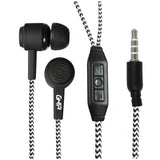 Audifonos Alambricos Ghia Comet Color Negro 3.5mm 1.2 Metros De Cable 3mw De Potencia Con Manos Libres