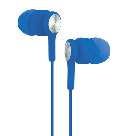 Audifonos Alambricos Ghia Comet2 Con Manos Libres, Color Azul