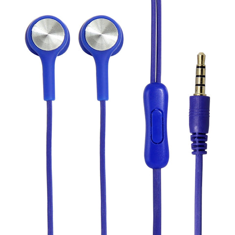 Audifonos Alambricos Ghia Comet2 Con Manos Libres, Color Azul