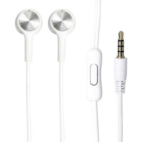 Audifonos Alambricos Ghia Comet2 Con Manos Libres, Color Blanco