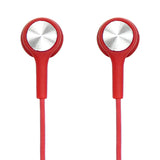 Audifonos Alambricos Ghia Comet2 Con Manos Libres, Color Rojo