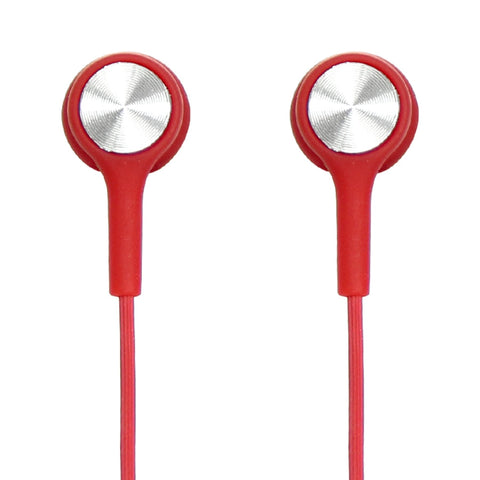 Audifonos Alambricos Ghia Comet2 Con Manos Libres, Color Rojo