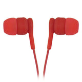 Audifonos Alambricos Ghia Comet2 Con Manos Libres, Color Rojo