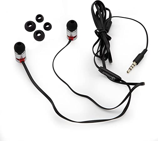 Audifonos Auricular Getttech Soft Mi-1220r C/Mic Negro Color Rojo 3.5mm