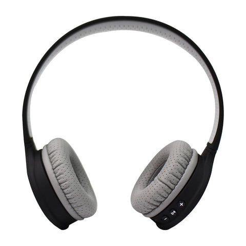 Audifonos Diadema Bluetooth Ghia N1 Hifi Sound Negro Con Gris 10m Alcance Bt 4.2 Bateria 300mah