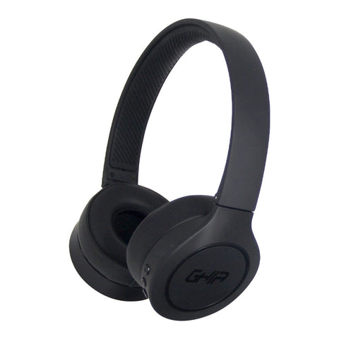 Audifonos Diadema Bluetooth Ghia N2 Hifi Sound, Color Negro, 10m Alcance, Bt 4.2/ Bateria 300mah