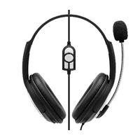 Audifonos Diadema Brobotix Tipo Gamer Con Microfono Ajustable Control De Volumen Usb