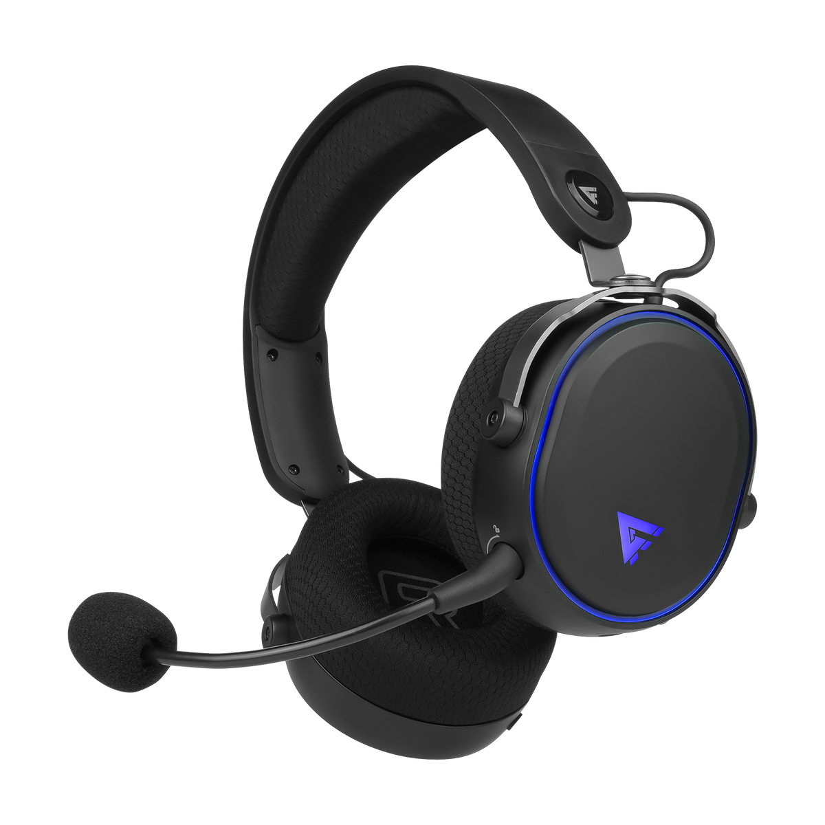 Audifonos Game Factor HSB600-BK Con Micrófono, Inalámbrico, Bluetooth, USB 20Hz, Black,  HSB600-BK
