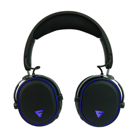 Audifonos Game Factor HSB600-BK Con Micrófono, Inalámbrico, Bluetooth, USB 20Hz, Black,  HSB600-BK