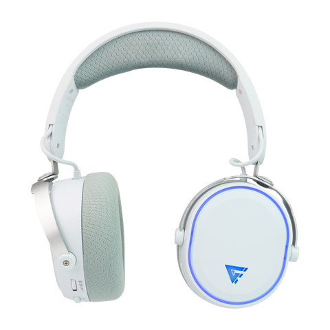 Audifonos Game Factor HSB600-WH Con Micrófono, Inalámbrico, Bluetooth, USB 20Hz, White,  HSB600-WH