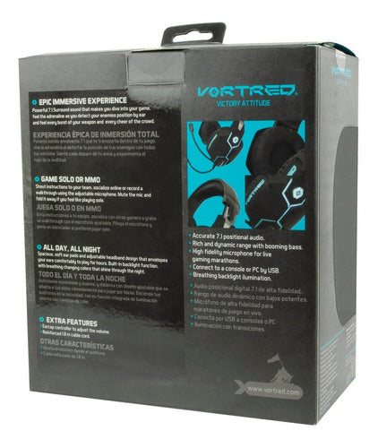 Audifonos Gamer Con Sonido 7.1 Posicional Vortred Perfect Choice Assault