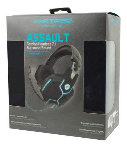 Audifonos Gamer Con Sonido 7.1 Posicional Vortred Perfect Choice Assault