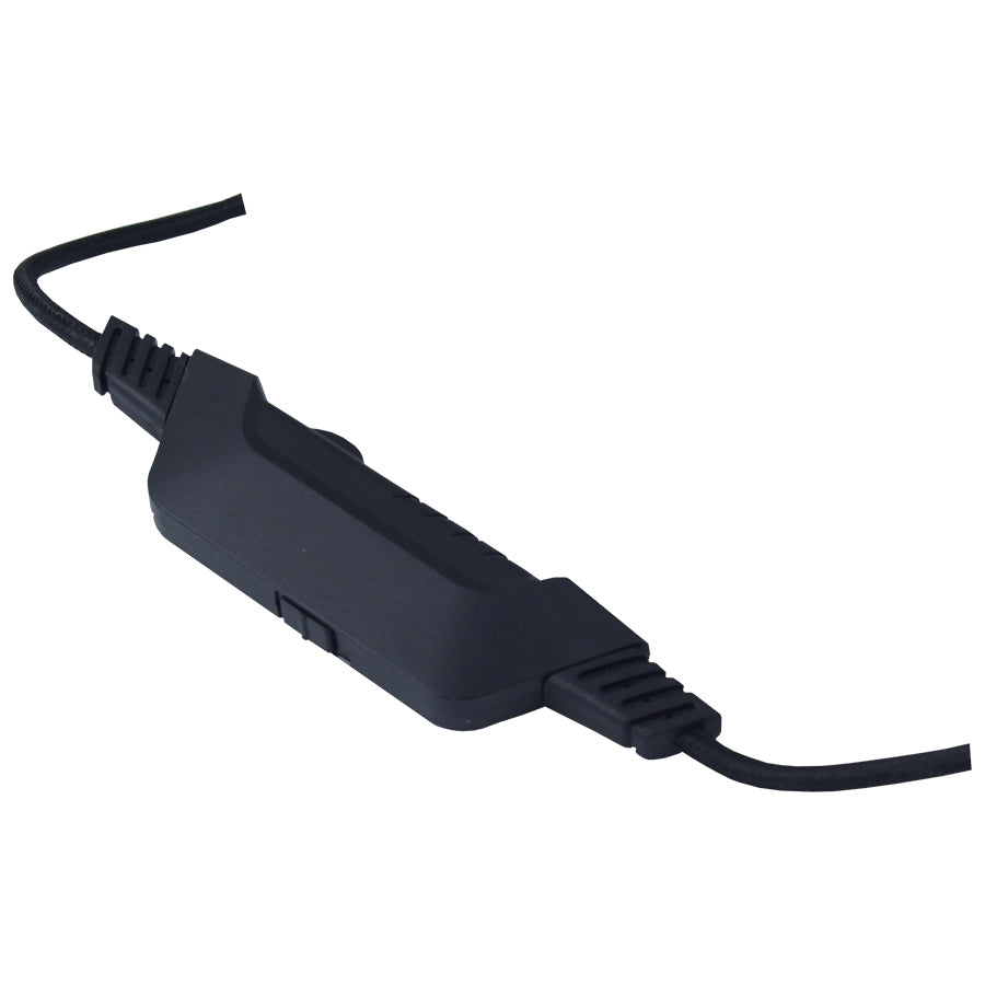 Audífonos Gamer Ocelot Tipo Diadema, Over Ear, Usb, 3.5mm, Color Negro, Alámbricos, Iluminación Tipo Rgb, Control De Audio, Micrófono Con Cancelación De Ruido, Ajustables, Multiplataforma, Rejilla