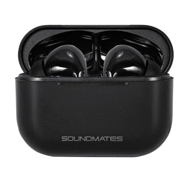 Audifonos Inalambricos Ginga Soundmate Smv576 Con Estuche De Carga Negro