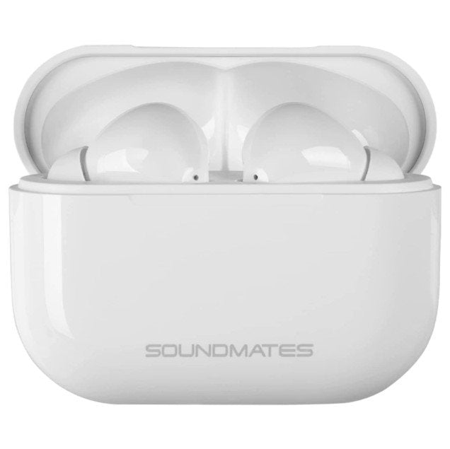 Audifonos Inalambricos Ginga Soundmate V2 Smv8062 Con Estuche De Carga Blanco