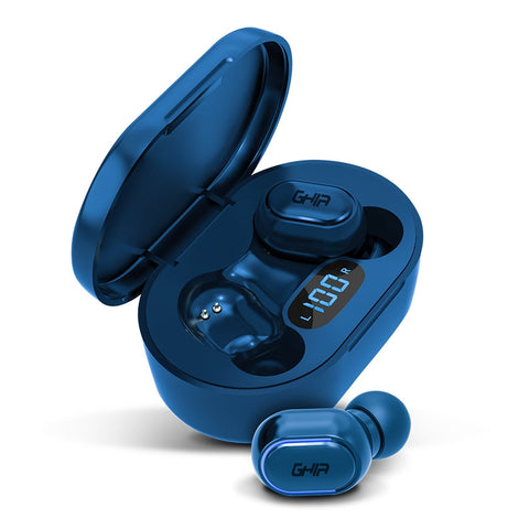 Audifonos Inalambricos Tws Ghia Color Azul