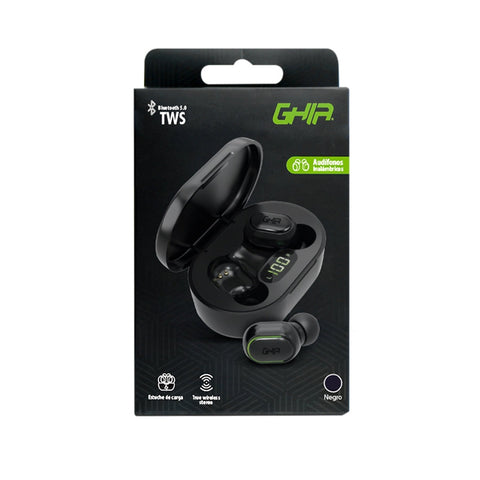 Audifonos Inalambricos Tws Ghia Color Negro