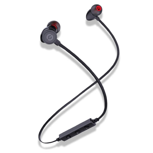 Audifonos Manos Libres Getttech Gap-29702 Bt 4.2 Negro Con Rojo Ge-200