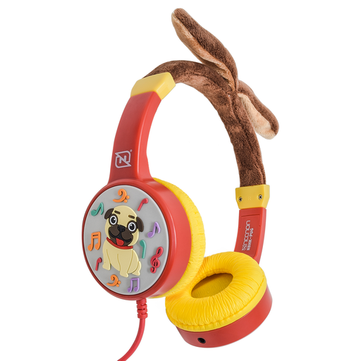 Audifonos Necnon Alambricos Kids 3.5 Mml Rojo Nbakpg0295