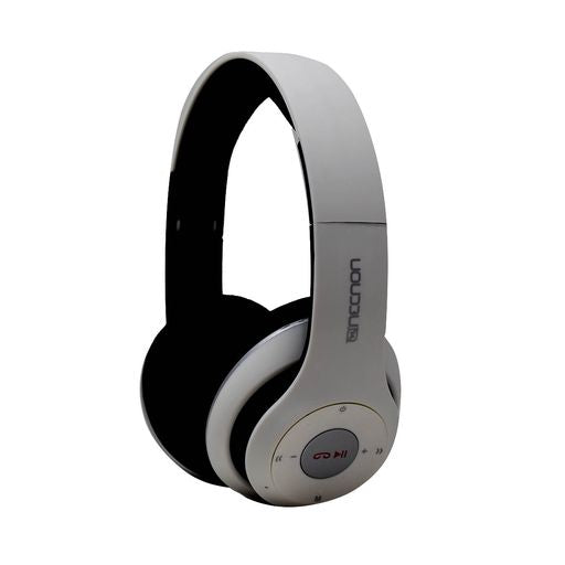 Audifonos Necnon Bluetooth Nbh-01 Man Lib Rubberized Blanco Ncab0112rz