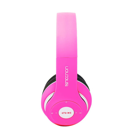 Audifonos Necnon Bluetooth Nbh-01 Man Lib Rubberized Rosa Ncab0104rz