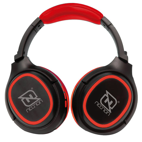 Audifonos Necnon Bluetooth Nbh-02 Manos Libres Type C Rojo Nbab0202tc