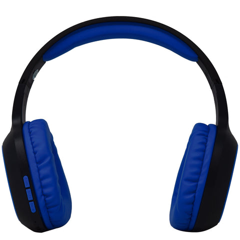 Audifonos Necnon Bluetooth Nbh-04 Manos Libres Negro Con Azul Nbab042300