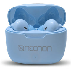 Audifonos Necnon Bt 5.0 Wifi Indicador De Carga Led Azul(Nbab030300)