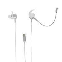 Audifonos Tipo C Con Microfono Desmontable Perfect Choice Blanco