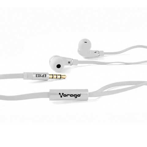 Audifonos Vorago Ep-103 Blanco 3.5mm