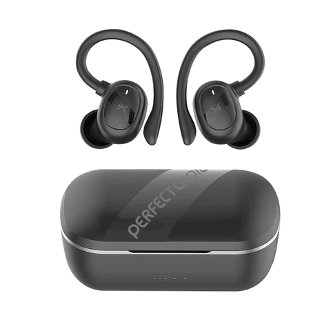 auriculares perfect choice haken inalambrico bluetooth negro 308547