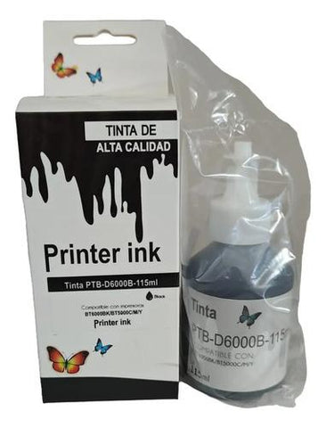 Kit 4 Tintas Compatibles Brother BTD60BK BT5001 + Rinde Miles de Páginas + Ahorra Sin Perder Calidad + ¡Rendimiento Garantizado!