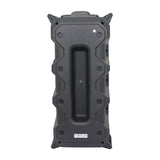 Bafle amplificado ghia doble bocina 6.5 pulg recargable, bt, usb, microsd, mic, cont.r., luz led
