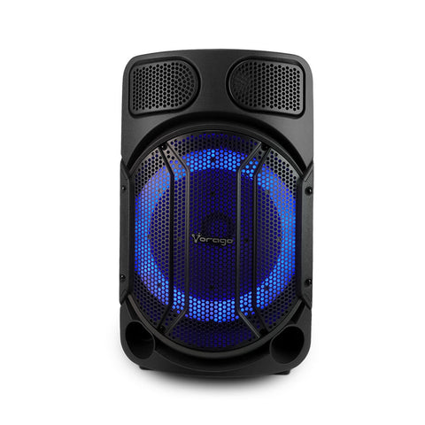 Bafle Vorago 15" 80w Fm Bluetooth Recargable 1 Micrófono Tws Ksp-502