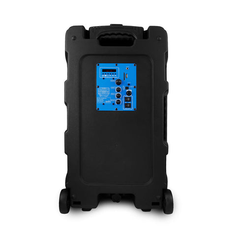 Bafle Vorago 15" 80w Fm Bluetooth Recargable 1 Micrófono Tws Ksp-502