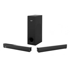 Barra De Sonido Detachable Ghia 2.1 Canales, Bluetooth, Usb, Aux, Hdmi Arc, Optico 100w Rms