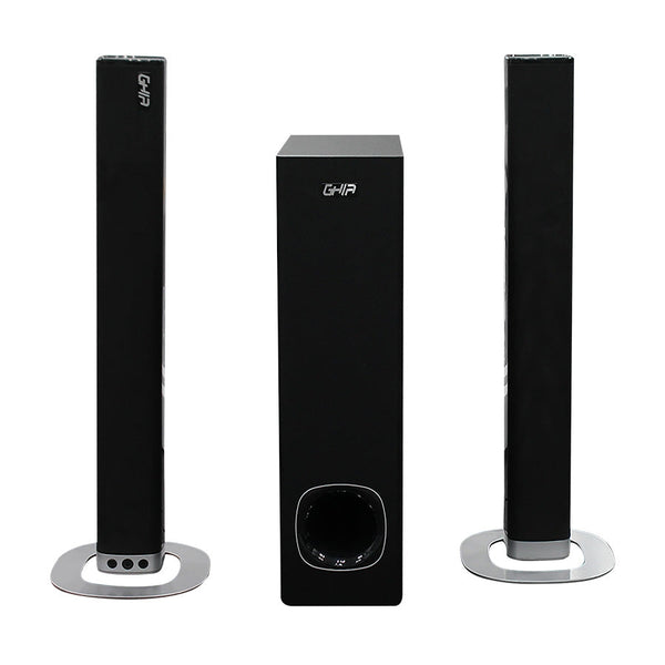 Barra De Sonido Detachable Ghia 2.1 Canales, Bluetooth, Usb, Optico, Aux, 120w Rms