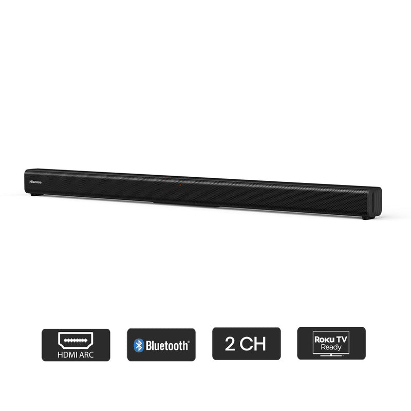 Barra De Sonido Hisense Hs205 2.0 Ch 60w Bt Hdmi Arc