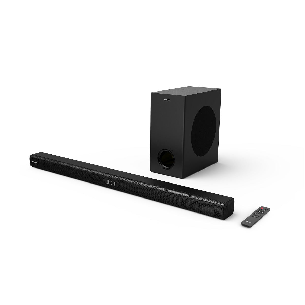 Barra De Sonido Hisense Hs218 2.1 Ch 30w Bt Usb 3.5mm