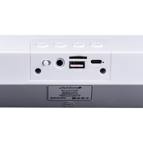 Barra De Sonido Inalambrica Nasa By Techzone Ns-Sb02c Blanca