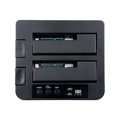 Base Clonadora Dock Station Usb 3.0 Y Esata Copiadora De Unidades De Disco Sata 6gbps De 2.5 Y 3.5 Pulgadas - Clonador Autonomo - Startech.Com Modelo Sdock2u33re