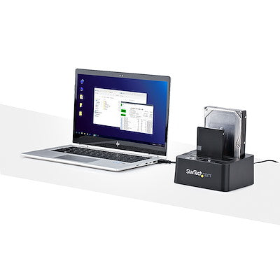 Base Clonadora Dock Station Usb 3.0 Y Esata Copiadora De Unidades De Disco Sata 6gbps De 2.5 Y 3.5 Pulgadas - Clonador Autonomo - Startech.Com Modelo Sdock2u33re