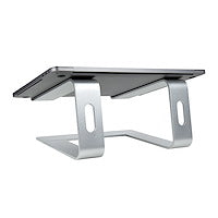 Base de escritorio para laptop, soporta 5kg, de aluminio, color plata, base riser elevador ergonómico para laptop, para macbook air/pro, dell xps, lenovo - startech.com mod. Laptop-stand-silver