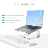 Base de escritorio para laptop, soporta 5kg, de aluminio, color plata, base riser elevador ergonómico para laptop, para macbook air/pro, dell xps, lenovo - startech.com mod. Laptop-stand-silver