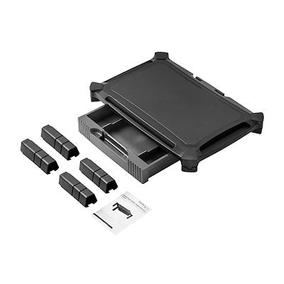 Base De Soporte Para Monitor - Con Cajon Y Altura Ajustable - Con Soporte Para Monitores De 32 Pulgadas - Startech.Com Modelo Monstadjd