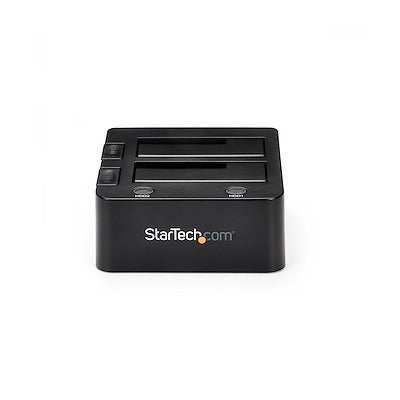 Base Docking Station Esata Usb 3.0 Con Uasp De 2 Bahias Para Disco Duro O Ssd Sata Iii De 2.5 O 3.5 Pulgadas - Startech.Com Modelo Sdock2u33eb