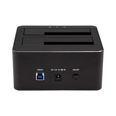 Base Docking Station Usb 3.0 De 2 Bahias Sata Iii De 2.5 O 3.5 Pulgadas Para Ssd O Disco Duro Base De Conexion Para Intercambio En Caliente De Unidades De Disco Duro - Startech.Com Modelo Sdock2u33v