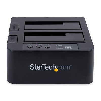 Base Duplicadora Clonadora Autonoma De Discos Duros O Ssd Sata - Copiadora De 2 Bahias - Base De Acoplamiento Usb 3.0 A Sata Iii De 2.5 Y 3.5 - Startech.Com Modelo Sdock2u313r
